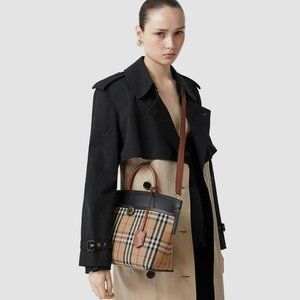 New Burberry Society Vintage Check Bag